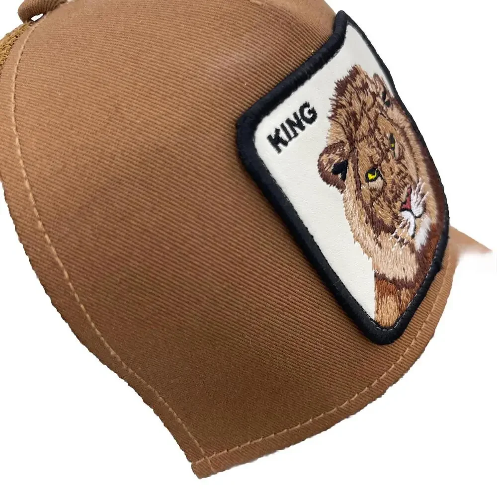 Goorin Bros The Farm Trucker Hat Mocha Brown King‎ Lion H80